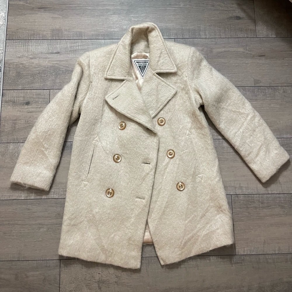 Marvin Richard’s Vintage Mohair Wool Peacoat Overcoat